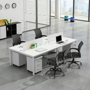 办公家具现代简约办公家具员工电脑桌办公桌椅组合屏风四人位职员