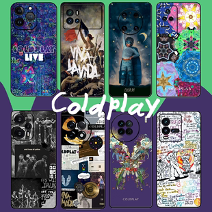 Coldplay酷玩乐队手机壳周边克里斯·马汀音乐摇滚时尚有态度好看的适用于苹果VIVO华为OPPO小米浮雕凹凸纹理