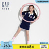 gap女童2024夏季polo领短袖，t恤防走光短裙，儿童运动套装465409