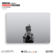 idecal原色工场适用苹果笔记本贴纸macbook局部贴pro13air创意潮
