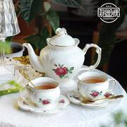 高档下午茶具套装咖啡杯精致欧式复古茶壶 法式下午茶杯陶瓷杯碟