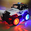 遥控车越野车警车玩具漂移遥控汽车灯光音乐充电动儿童女男孩赛车