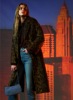 ZG1998~M+22AW海报款 高级感气质单排扣复古腰带豹纹毛呢大衣外套