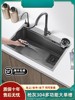 九牧͌灰纳米304不锈钢水槽大单槽厨房加厚洗菜盆家用洗手洗碗池
