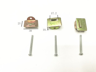 仪表壳体安装支架塑料外壳固定件嵌入柜装金属卡扣电子元件配件