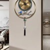 式纯铜挂钟客厅家用表尚装饰钟时现代轻奢q创意时钟2021