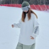 圆领防水滑雪打底衣加厚套头，单板滑雪服女双板内搭2022滑雪服