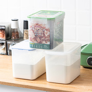 asvel 日式面粉收纳盒食品保鲜盒密封罐厨房家用塑料面桶存储物罐