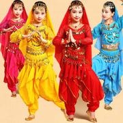 少儿肚皮舞表演服儿童印度舞，演出服女童新疆幼儿少数民族舞蹈服装