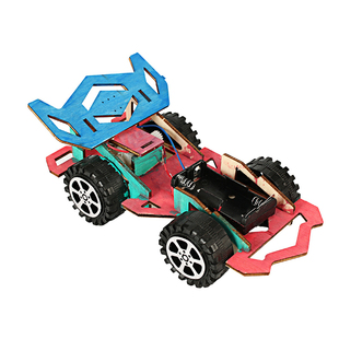 小学生科技小制作发明diy手工组装木质电动赛车模型科学实验玩具