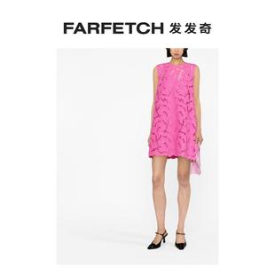 self-portrait女士无袖蕾丝迷你连衣裙，farfetch发发奇