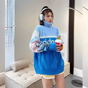 adidas阿迪达斯三叶草男女，情侣款宽松运动针织毛衣套头衫hz9215