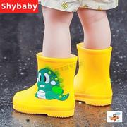 儿童可爱雨鞋防水防滑小童雨靴幼儿胶鞋宝宝水鞋2-7岁卡通套鞋