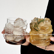 小众原创设计维尼熊糖罐玻璃杯，耐高温水杯冰，美式拿铁咖啡杯冷饮杯