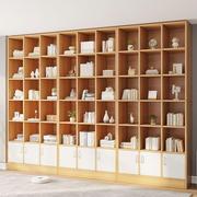 简易书架置物架落地家用书柜现代简约多层靠墙，客厅收纳组合柜子