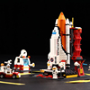 古迪儿童火箭模型航天飞机组装益智力拼装积木男孩拼插动脑玩具