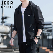 JEEP SPIRIT春秋季夹克大码男装外套男商务休闲夹克衫上衣HL7030