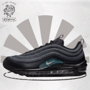 nike耐克airmax97防滑耐磨经典复古休闲跑步鞋黑色dh0558-001