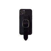 原创自制真皮皮带扣适用苹果15pro手腕带手机壳iphone14promax精孔华为保护套