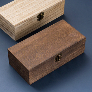 中式复古首饰盒红木盒子手表，印章收纳盒实木质，手串茶叶礼盒