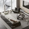 现代极简家居客厅简约布艺沙发组合大户型家用休闲区阳光房设计