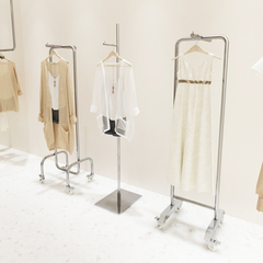 服装店展示架不锈钢正挂架专用