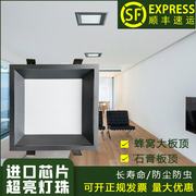 蜂窝大板灯LED方形筒灯集成吊顶灯19x19弹簧卡扣式20x20嵌入暗装