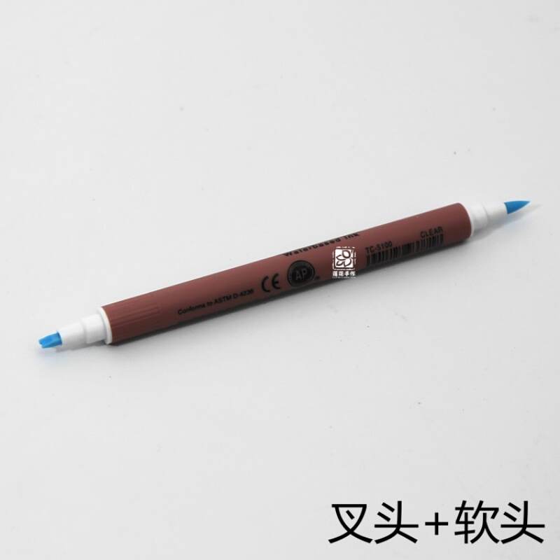 竹凸粉用浮水笔马克笔 橡皮章用弱胶笔双头浮雕笔 叉头+软头TC510在类目 电子词典/电纸书/文化用品, 日常学习用品, 橡皮中 - 来自Buy2taobao.com提供专业的淘宝代购服务