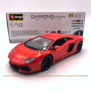 比美高1 18  Lamborghini Aventador LP700-4 18-11033金屬橙