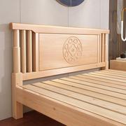 实木床加厚松木中式单双人1.5儿童床1.8成人床现代简约卧室床储物