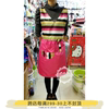 韩国韩式 厨房工作围裙 韩版休闲可爱时尚 玫红色防水