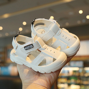 宝宝凉鞋婴儿学步鞋夏季儿童防滑软底小童鞋男童0一3岁室内女宝鞋