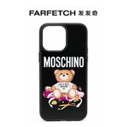 Moschino女士iPhone 泰迪熊图案手机壳FARFETCH发发奇