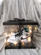 球鞋男生风大号礼盒包装盒ins送礼女装鞋盒生日的情人节礼物盒子