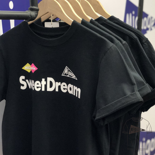 米高格原创自制sweetdream美梦街头潮流，男士t恤纯棉，圆领短袖t恤