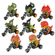 恐龙摩托车玩具儿童小汽车惯性仿真霸王龙机车男孩亚马逊跨境