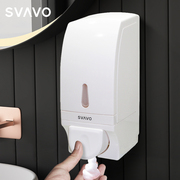 瑞沃泡沫皂液器壁挂式免打孔手动洗手液盒餐厅洗手器卫生间洗手机
