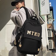 日系潮流双肩包男韩版校园学生书包女生时尚子母旅行背包