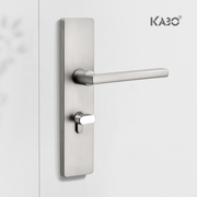 德国kabo门锁室内简约卧室房，门锁北欧卫生间门把手，现代实木门锁具