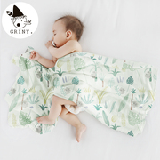 婴儿纱布被子夏季薄款新生儿用品，襁褓包巾初生，抱被宝宝盖毯