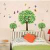 绿色快乐树墙贴 环保可移除贴纸 大树 卧室 客厅 儿童房装饰墙纸