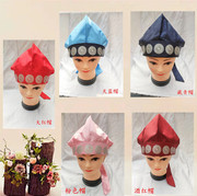 儿童韩服帽子休闲朝鲜族舞台演出影楼写真，道具周岁帽子男宝宝帽子