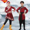 六一蒙古男女裙袍少数民族舞蹈演出服装蒙族筷子舞表演服儿童