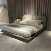 床真皮双人床软床小户型，1.8米头层牛皮软包床高奢别墅搭配可定制