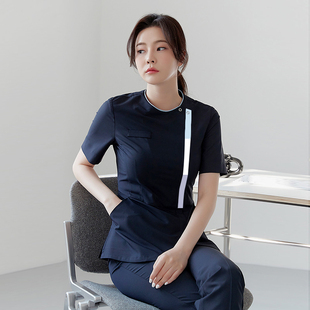 韩版美容养生工作服裤子套装整形医院护士服spa美容师护理师工服