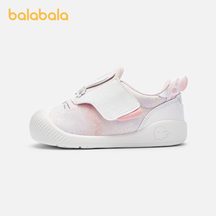 巴拉巴拉女婴童学步鞋春秋休闲百搭时尚洋气萌趣可爱运动鞋