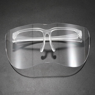 防护眼镜大镜片防飞沫面罩男女同款墨镜骑行防风眼镜电焊保护墨镜
