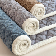 牛奶珊瑚绒床垫床褥垫冬季加厚被褥铺底毯子宿舍单人加绒软垫