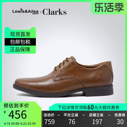 clarks其乐男鞋2024春夏商务正装经典系带英伦皮鞋 Tilden Plain