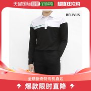 韩国直邮belivus衬衫男士翻领，t恤bblt001长t恤高尔夫服装